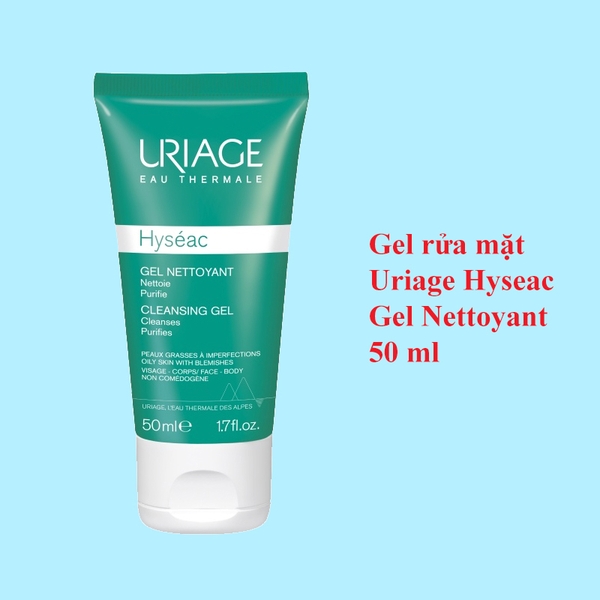 Gel rửa mặt Uriage Hyseac Gel Nettoyant Anti Imperfections 150ml - dành cho da dầu, mụn da hỗn hợp