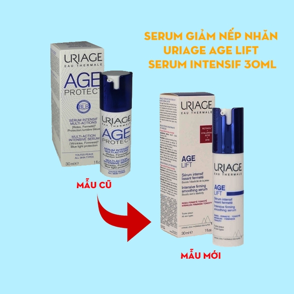 Serum giảm nếp nhăn Uriage Age Lift Serum Intensif 30ml - tăng đàn hồi da
