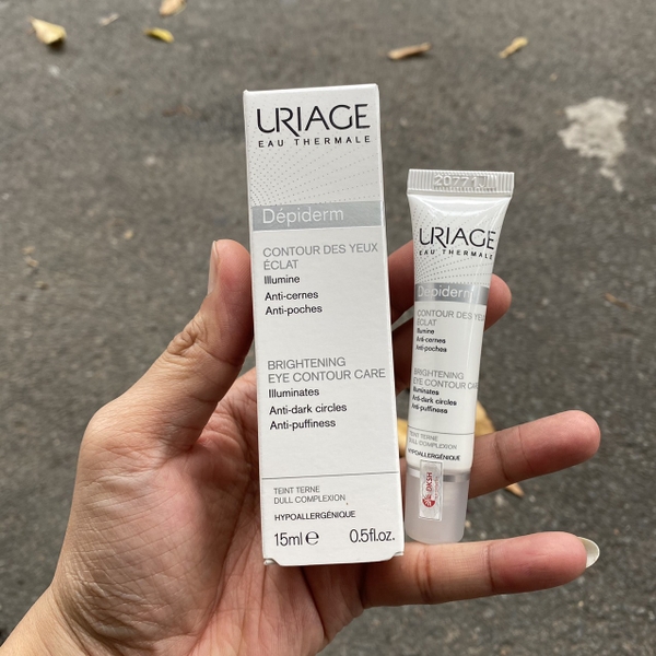 Kem dưỡng sáng vùng mắt Uriage Depiderm Contour Des Yeux Eclat 15ml