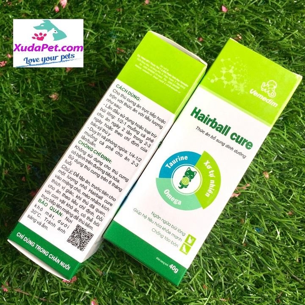 Hairball Cure - Giải quyết & ngăn ngừa búi lông dạ dày chó mèo