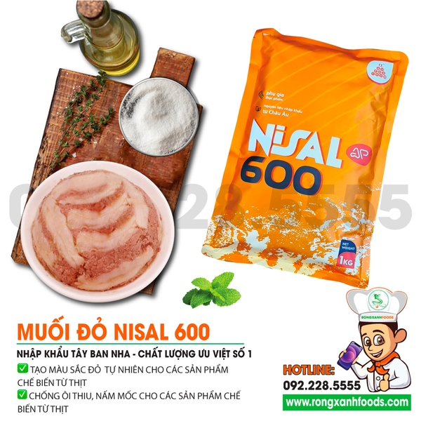 MUỐI ĐỎ NISAL 600 NGUYÊN LIỆU TÂY BAN NHA