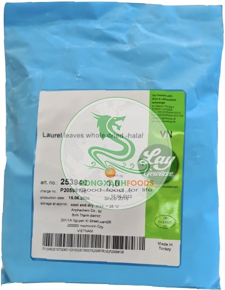 LÁ NGUYỆT QUẾ LAUREL LEAVES WHOLE DRIED -HALAL- 253940