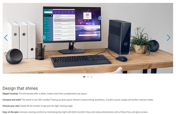 Màn hình máy tính để bàn Dell 27 Monitor SE2719HR 27 inch FullHD