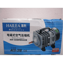 Máy sủi điện Hailea aco 25W, 35W, đầu ra 6 vòi tạo oxy, thích hợp cho bể cá, bể thủy sản, chạy êm, tiết kiệm điện