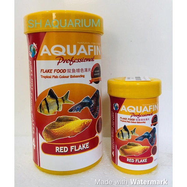 Thức ăn lá Aquafin cho cá cảnh, cám lá cung cấp dinh dưỡng cho mọi loại cá như bảy màu, trân châu, bình tích, ngựa vằn