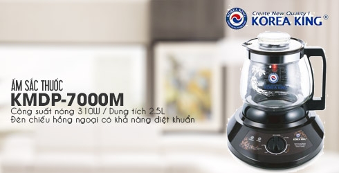Ấm sắc thuốc korea king kmdp-7000m - 3.0 lít, 310w