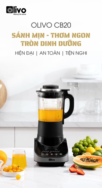 Máy xay nấu đa năng olivo cb20