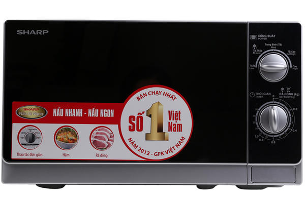 Lò vi sóng sharp r205vns (r-205vn-s) - 20 lít, 800w