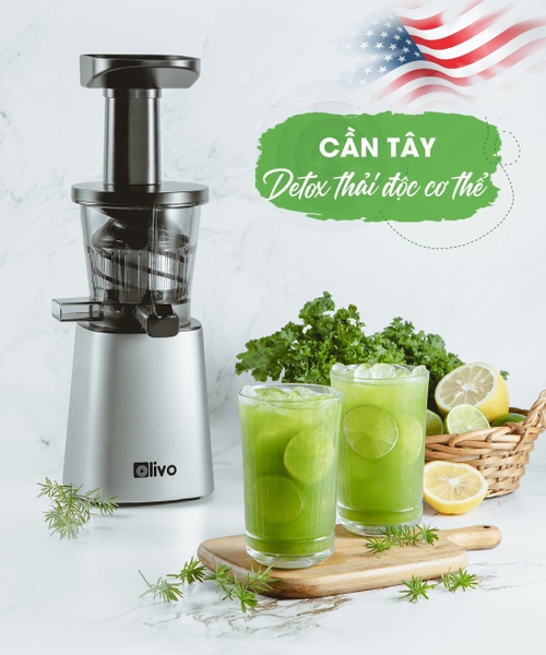 Máy ép chậm hoa quả olivo sj210