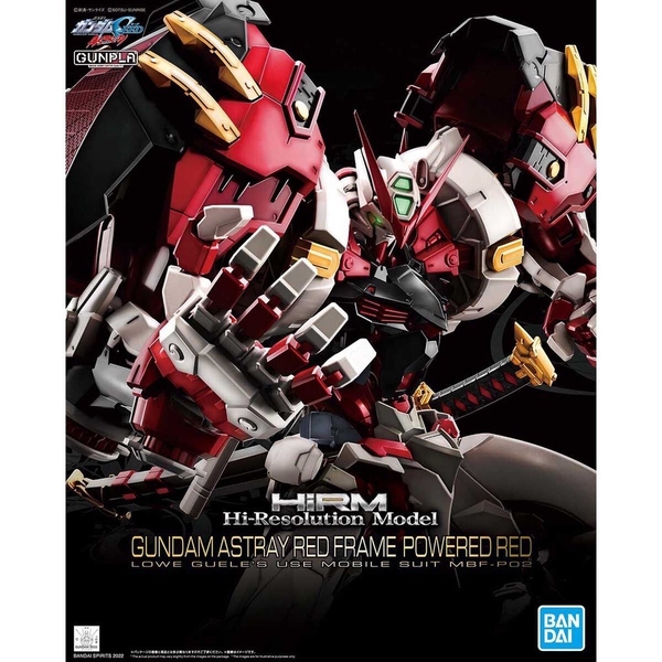 Bandai] Gundam HiRM High-Resolution 1/100 Astray Red Frame Powered Red