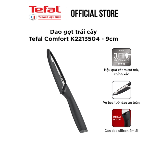Dao gọt trái cây Tefal Comfort K2213504 - 9cm