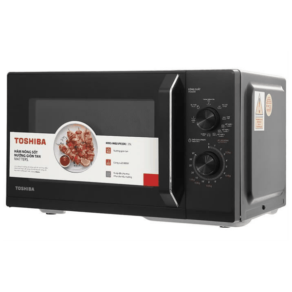 Lò Vi Sóng Có Nướng Toshiba MW3-MG25PE(BK) Hàng Chính Hãng