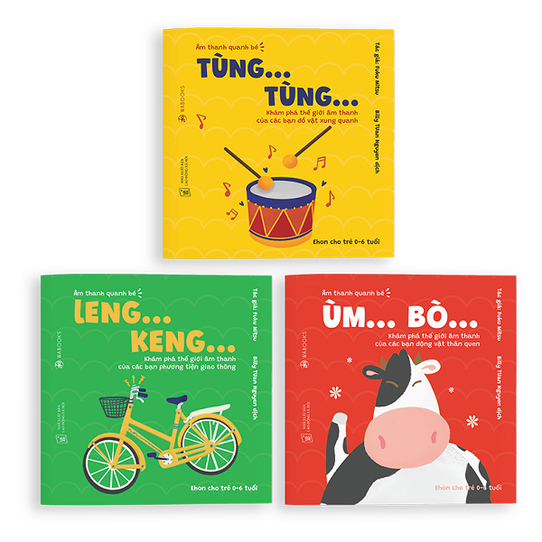 Sách ehon âm thanh quanh bé - Đồng hành cùng con trong hành trình phát triển ngôn ngữ