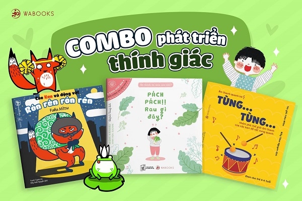 Bộ sách ehon giúp bé phát triển thính giác và khả năng ngôn ngữ