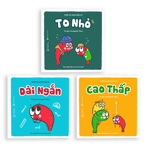 Sách ehon phép so sánh - Giúp bé mở rộng vốn từ và hiểu biết về thế giới xung quanh.