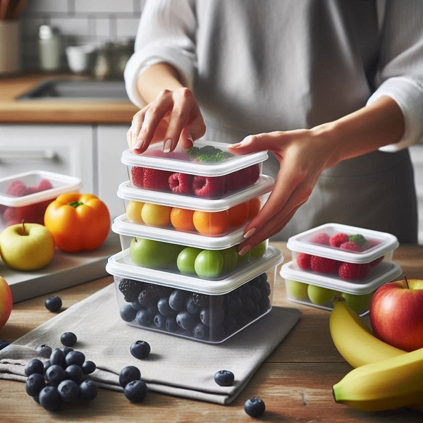 Hộp nhựa đựng thực phẩm trong suốt