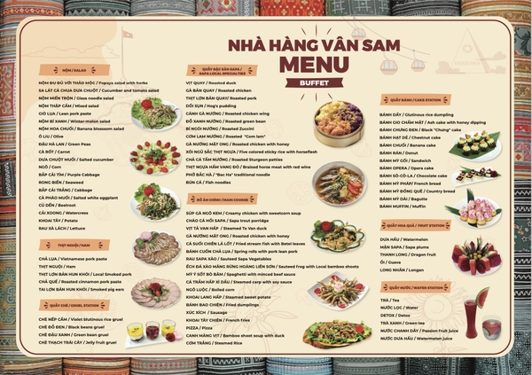 Combo Vé Cáp Treo Fansipan + Tàu Hỏa Mường Hoa + Buffet Trưa