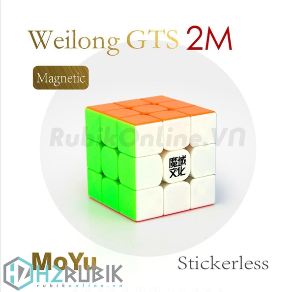 MoYu 3x3x3 Weilong GTS V2 Magnetic (Nam châm - Stickerless) H2 Rubik Shop