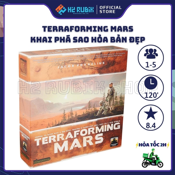 Terraforming Mars Board Game Khai Phá Sao Hỏa Bản Chuẩn (Tiếng Anh US)