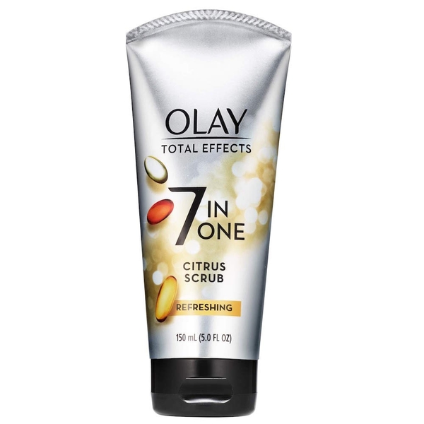SỮA RỬA MẶT TẨY TẾ BÀO CHẾT OLAY TOTAL EFFECTS 7 IN ONE CITRUS SCRUB REFRESHING