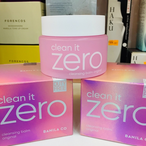 SÁP TẨY TRANG CLEAN IT ZERO CLEANSING BALM ORIGINAL - MÀU HỒNG: MỌI LOẠI DA