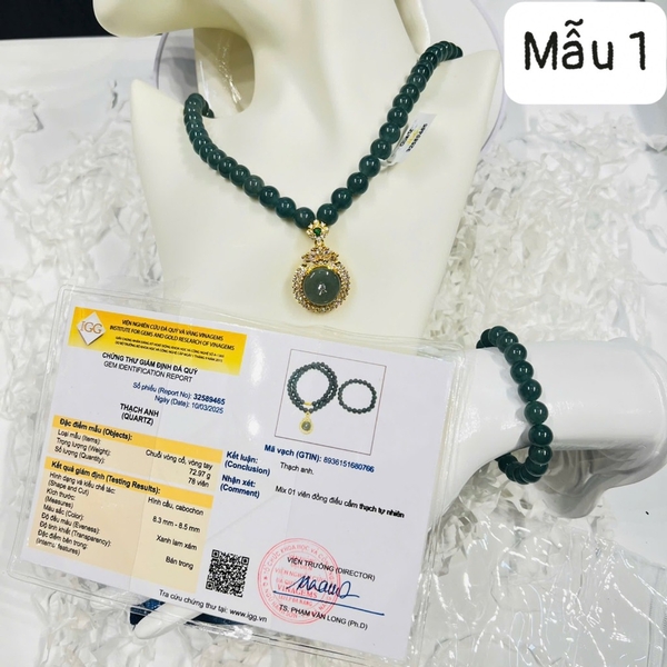 CHUỖI VÒNG CỔ, VÒNG TAY THẠCH ANH