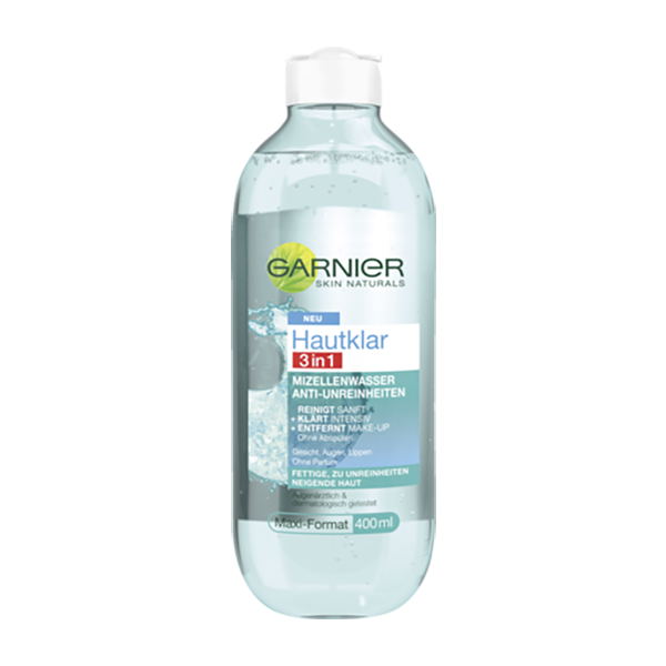 NƯỚC TẨY TRANG GARNIER HAUTKLAR 3 IN 1 DA NHỜN DA MUN