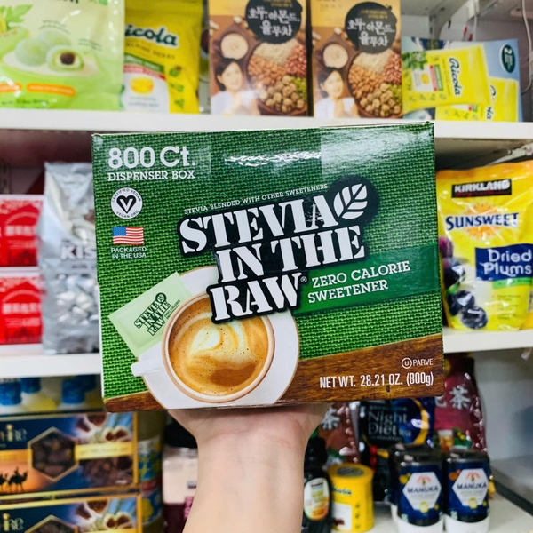 ĐƯỜNG ĂN KIÊNG STEVIA IN THE RAW - 800 GÓI