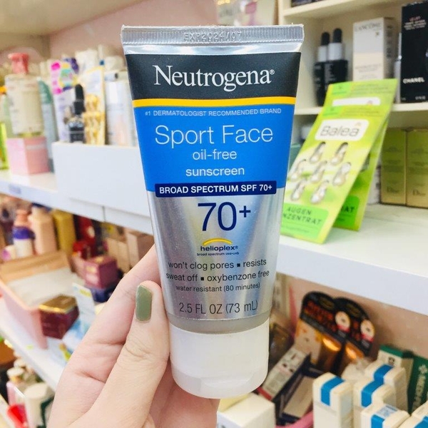 KEM CHỐNG NẮNG NEUTROGENA SPORT FACE SPF 70+ 73ML
