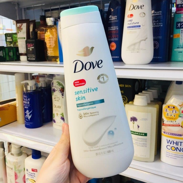 SỮA TẮM DOVE SENSITIVE SKIN CHO DA NHẠY CẢM - 680ML