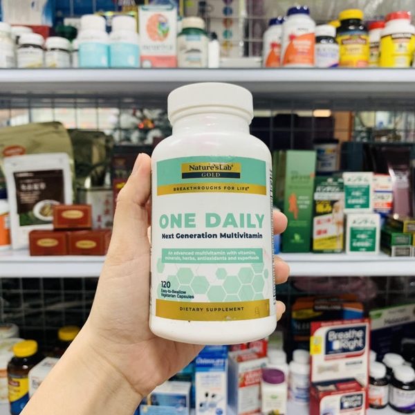 VIÊN UỐNG BỔ SUNG MULTIVITAMIN ONE DAILY NATURE'S LAB GOLD - 120 VIÊN