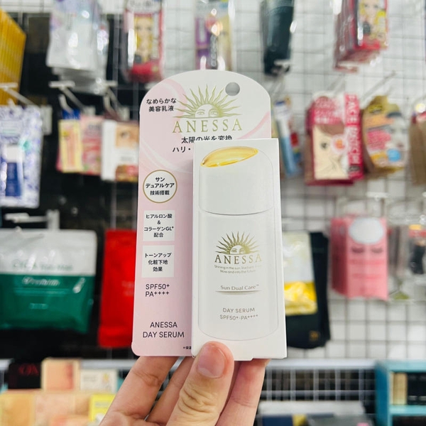 SERUM CHỐNG NẮNG ANESSA DƯỠNG DA NÂNG TONE SUN DUAL CARE SPF50+ PA+++++ 30ML