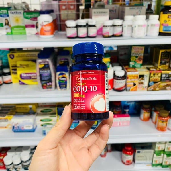 VIÊN UỐNG HỖ TRỢ TIM MẠCH COQ10 100MG PURITAN’S PRIDE MỸ 120 VIÊN