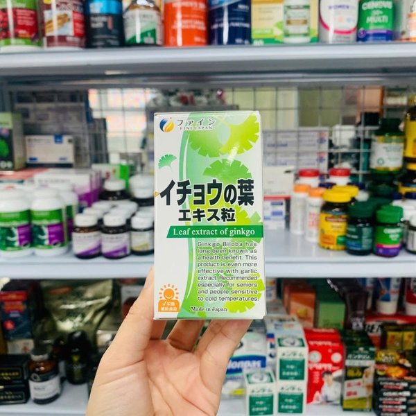 VIÊN UỐNG BỔ NÃO LEAF EXTRACT OF GINKGO FINE GINKGO PLUS NHẬT BẢN 400 VIÊN