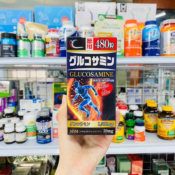VIÊN UỐNG BỔ XƯƠNG KHỚP NHUYỄN THỂ GLUCOSAMINE MSM 1500mg – 480 VIÊN