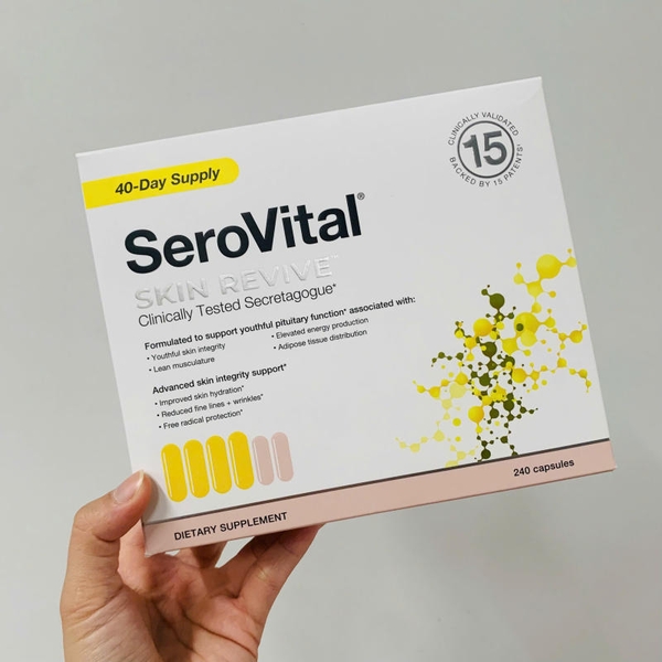 VIÊN UỐNG SEROVITAL CHỐNG LÃO HOÁ, ĐẸP DA 40 DAY SUPPLY - 240 VIÊN
