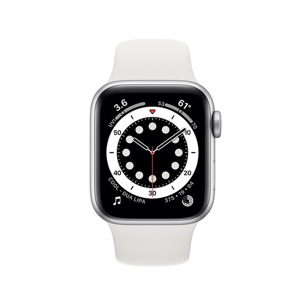 Apple Watch Series GPS Silver Aluminum Case With White Sport