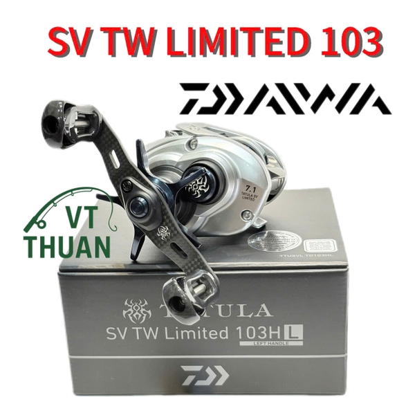 Máy Câu Ngang Daiwa Tatula SV TW Limited 103HL – Chính Hãng, Made