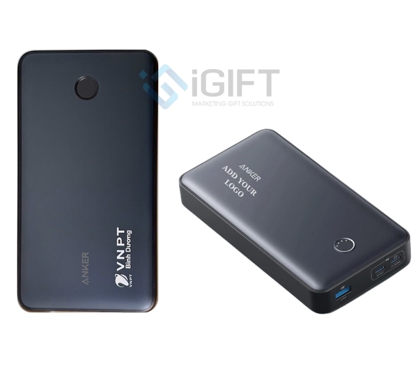 Pin Dự Phòng Anker 537 PowerCore 24.000mAh - In logo VNPT – IGIFT