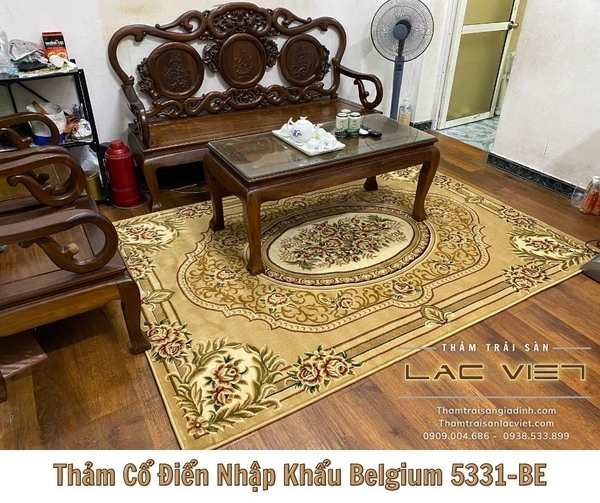 Thảm Cổ Điển Nhập Khẩu Belgium 5331-BE