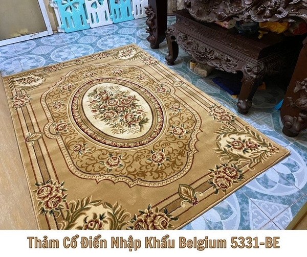 Thảm Cổ Điển Nhập Khẩu Belgium 5331-BE