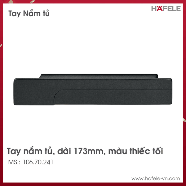 Tay Nắm Tủ 173mm H2195 Hafele - 106.70.241