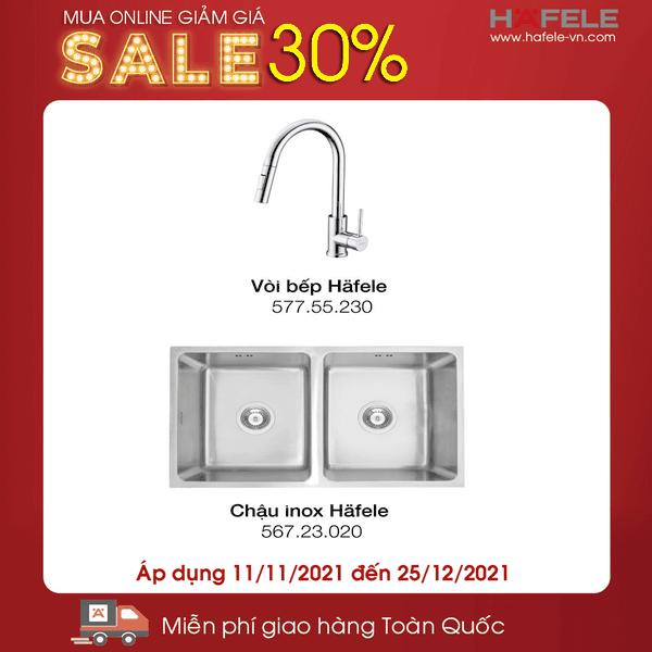 567.23.029 - Bộ Combo Sản Phẩm Chậu Và Vòi Bếp Hafele