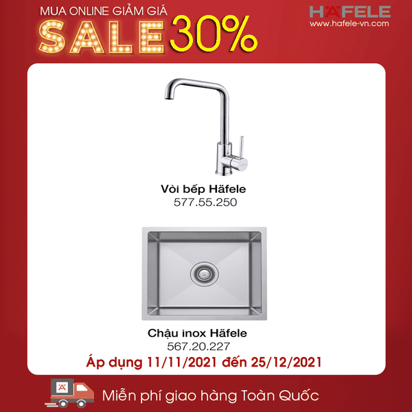 567.20.229 - Bộ Combo Sản Phẩm Chậu Và Vòi Bếp Hafele