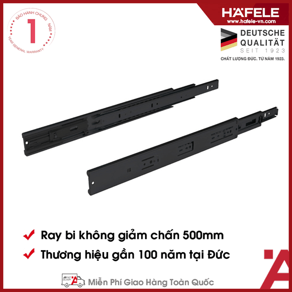 Ray Bi Không Giảm Chấn Dài 500mm Hafele  - 494.02.455