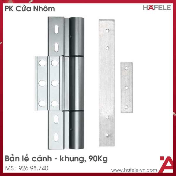 Bản Lề Cánh Khung Cửa Nhôm 90Kg Hafele - 926.98.740