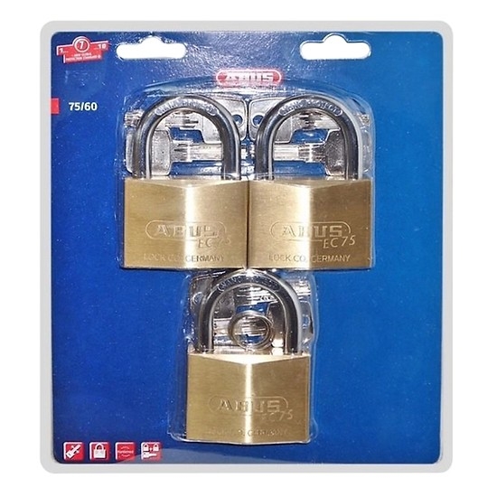 Bộ 3 ổ khóa 75/60 MK3 MASTERKEY ABUS