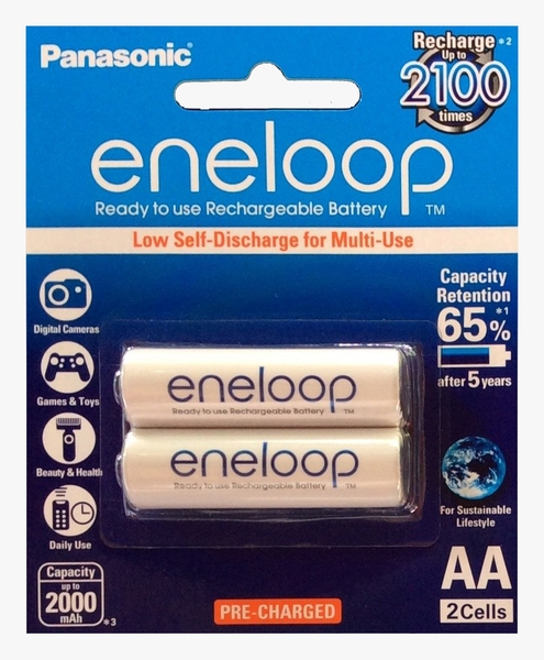 Pin sạc Panasonic Eneloop AA 2000 mAh