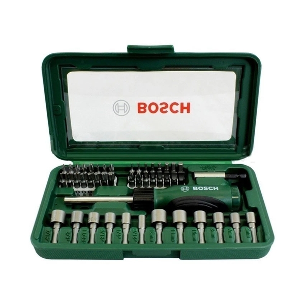 BỘ VẶN VÍT ĐA NĂNG 46 CHI TIẾT BOSCH 2607019504