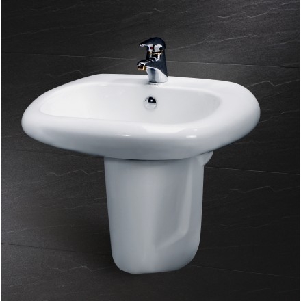 LAVABO Treo Tường CAESAR CHÂN NGẮN L2560